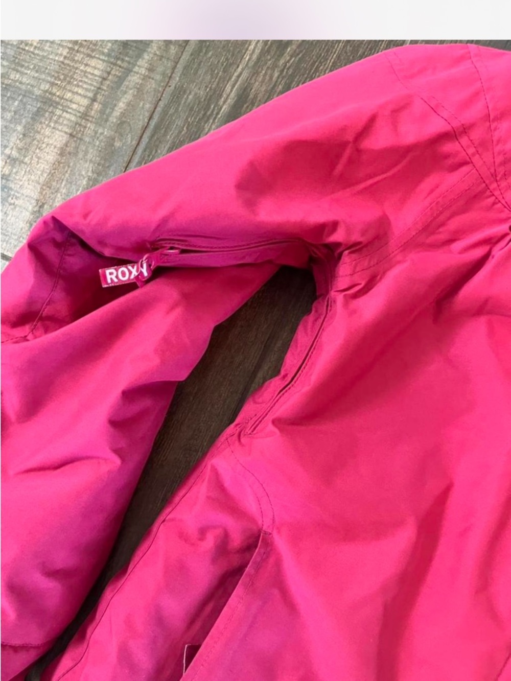 Roxy ski snow Pink Hooded Jacket 5 K silver - Picture 2 of 5